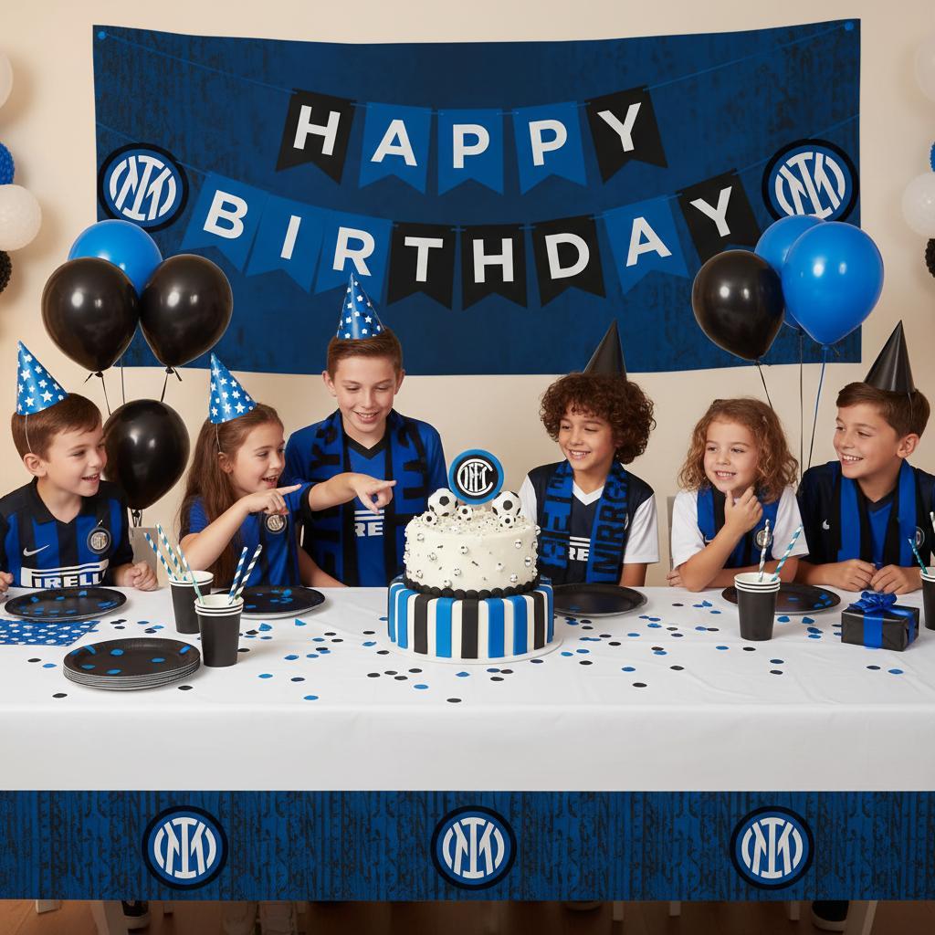 Tovaglia decorazione per compleanno dei bambini e feste a tema, Rettangolare, 120 cm x 180 cm, lavabile - INTER