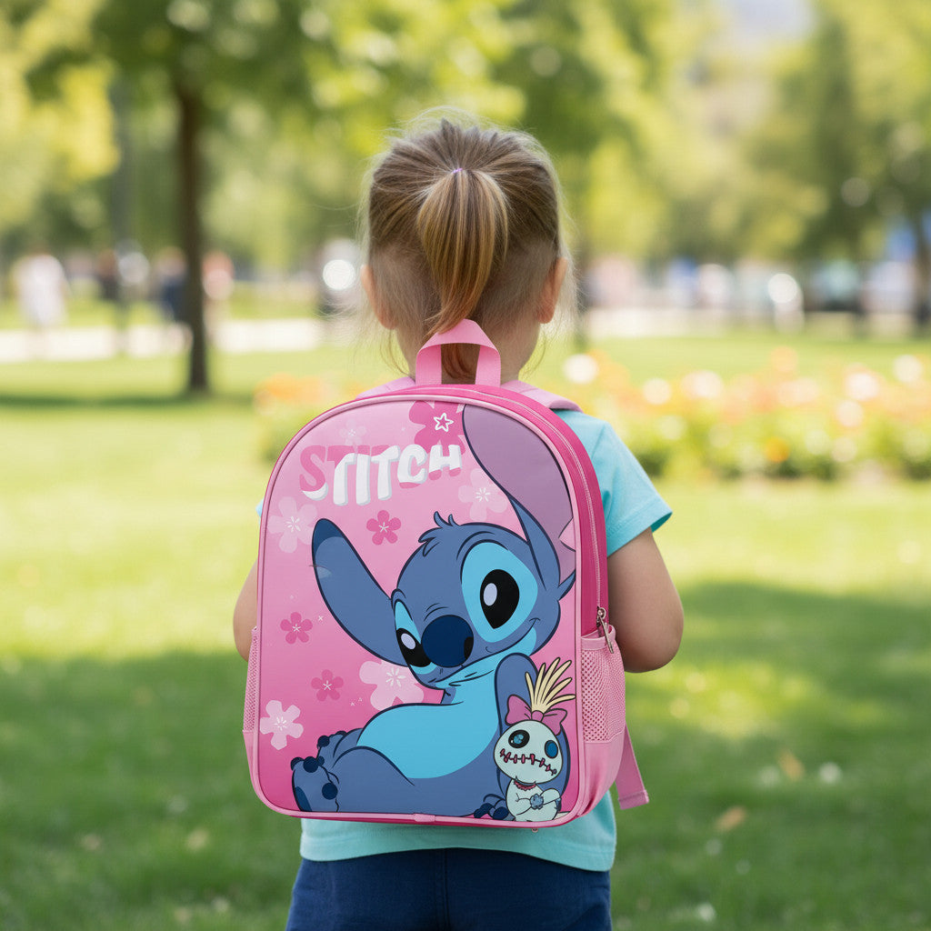 Zaino per bambini Zainetto Asilo Infanzia per la Scuola e tempo libero con chiusura lampo