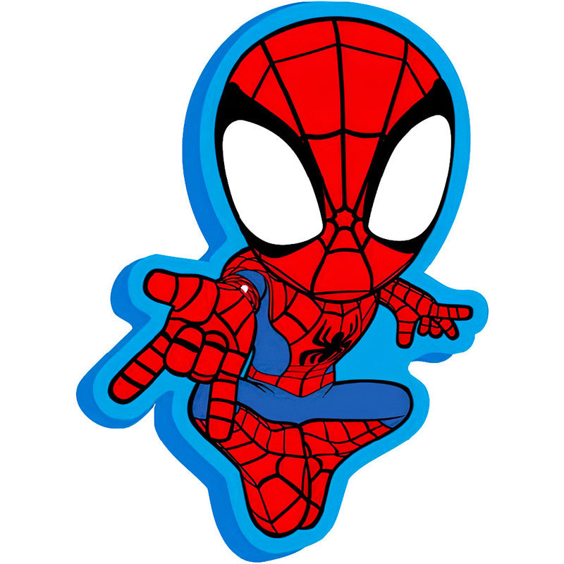 SPIDERMAN - Cuscino 3D Shaped Sagomato peluche Bambini in Poliestere 35x25 cm