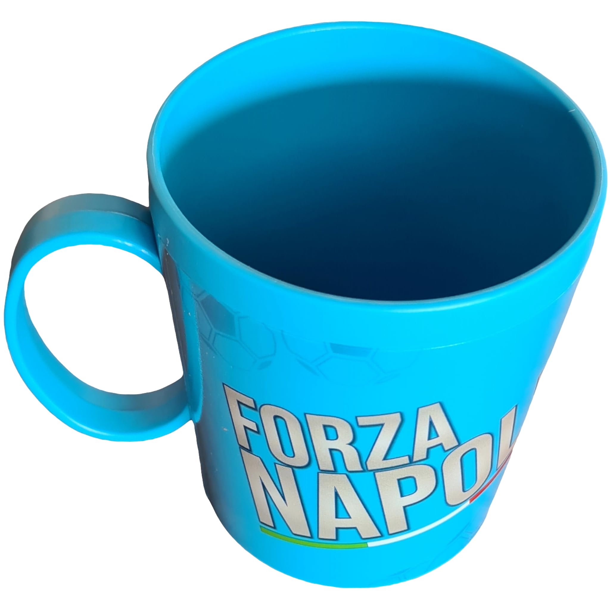 Tazza Ufficiale Bicchiere in plastica 360ml per Microonde con manico Tifoso colazione Made in Italy