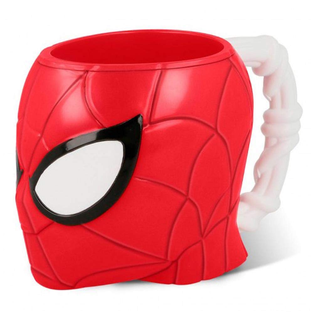 Tazza 3D con forma personaggio PS in plastica 290ml con manico Bambini colazione BPA-free Spider