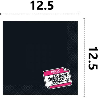 Kit Festa 8 Persone Set Tavola Addobbi Party Compleanno con 8 Piatti, 8 Bicchieri e tovaglioli