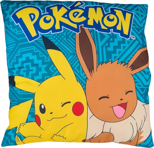 Cuscino 40x40 cm POKEMON arredo cameretta Peluche per bambini e ragazzi