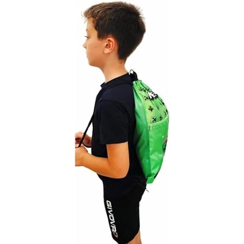 Sacca Sportiva per Bambino, Borsa Zaino per Asilo, Palestra, Piscina, Viaggio, Portascarpe Creeper