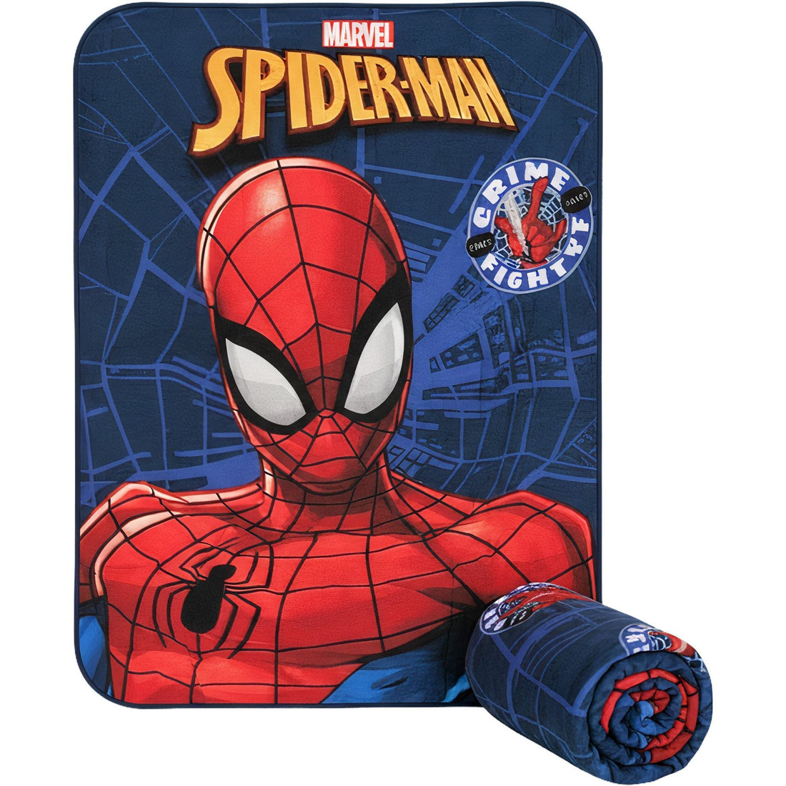 Coperta Plaid Morbida e Calda 100x140cm  Bambini Pile con stampa (SPIDERMAN)