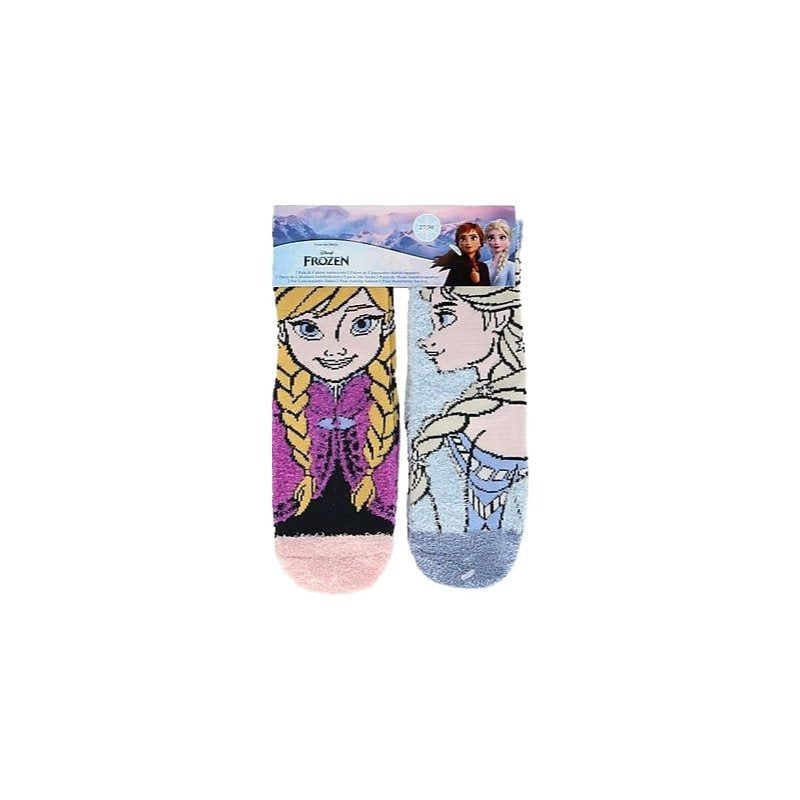2 paia Calzini Antiscivolo Disney Frozen Bambini
