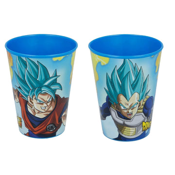 Set 2 Bicchieri per Bambini 260 ml in plastica Regalo per Ragazzi - Adatto per lavastoglie e microonde - DRAGON