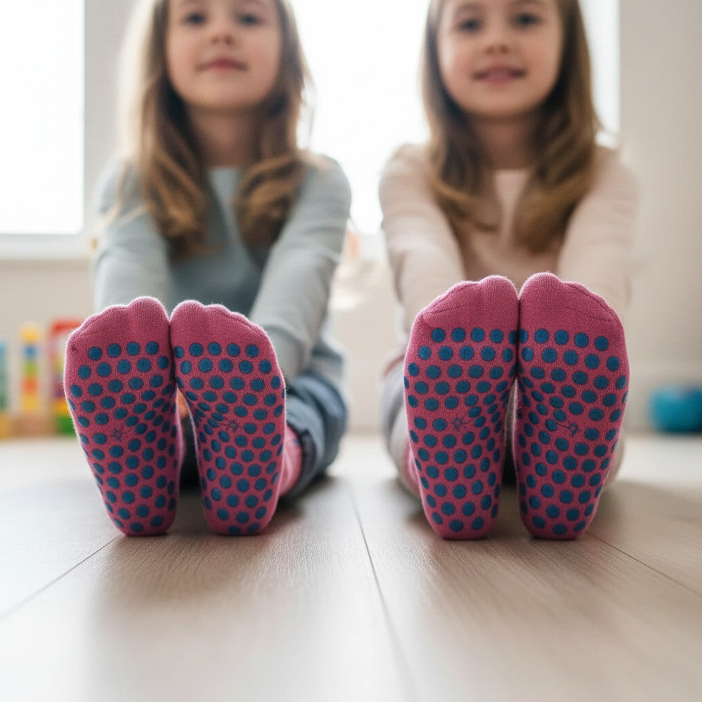 2 Paia Calzini Antiscivolo Ufficiali Stitch Bambini
