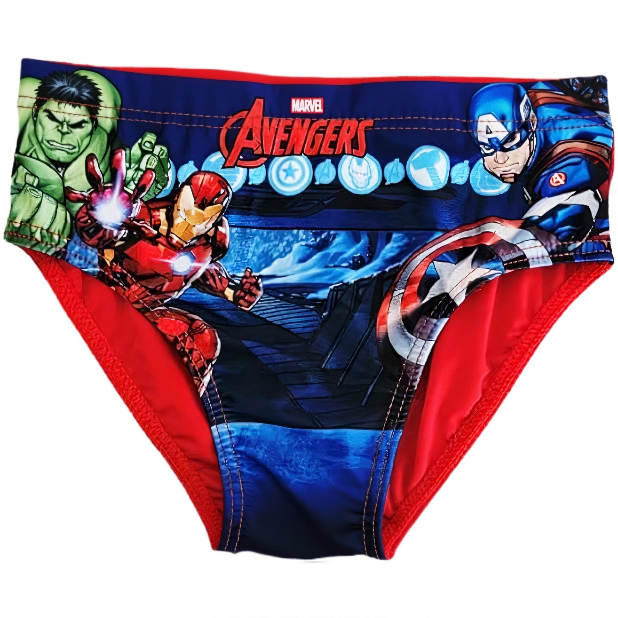Costume da Bagno Mutandina Slip per Bambini e Ragazzi Boxer Parigamba per Mare e Piscina 3-4 Anni HULK