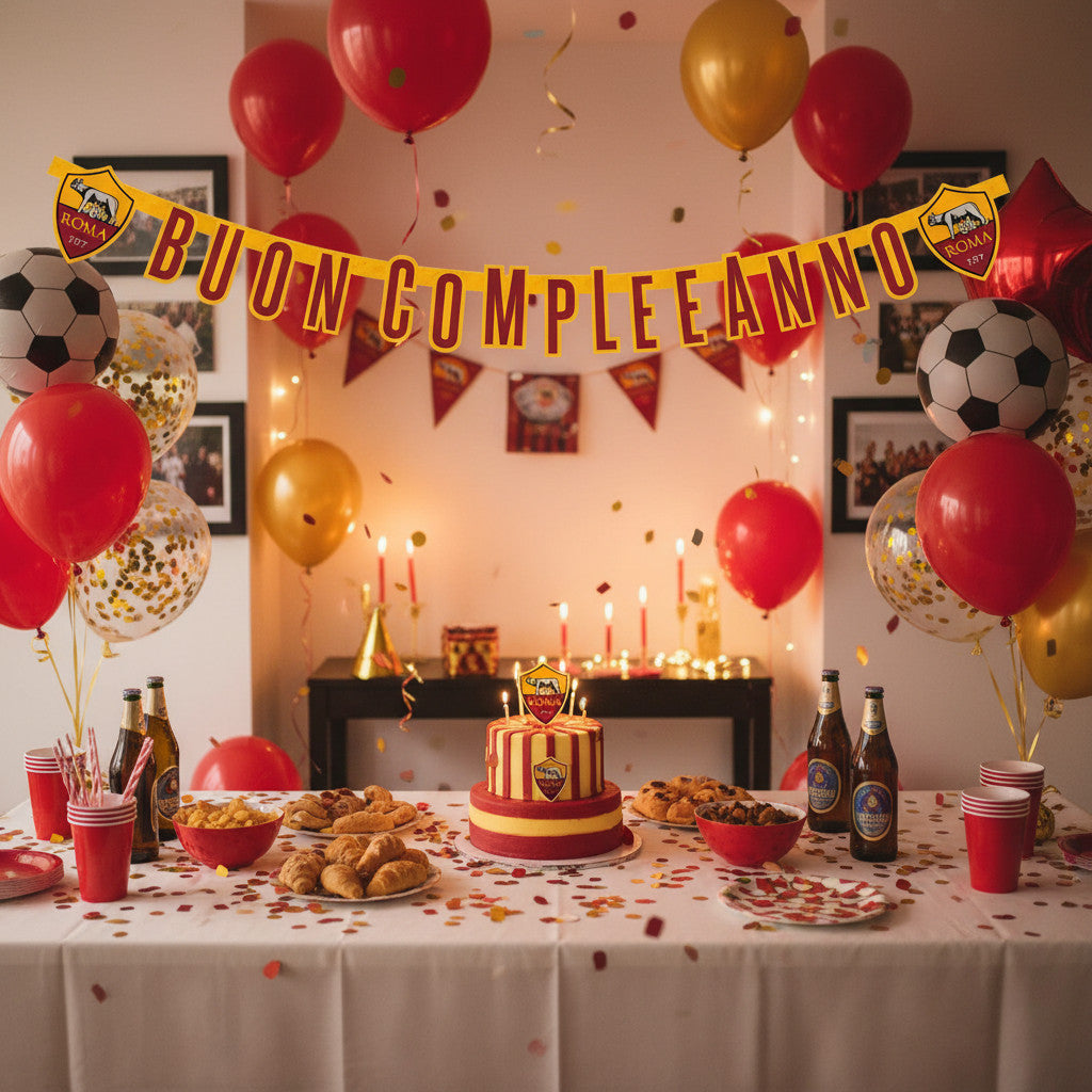 Ghirlanda Ufficiale Festone Buon Compleanno Jumbo 294x20 cm Decorazione per festa
