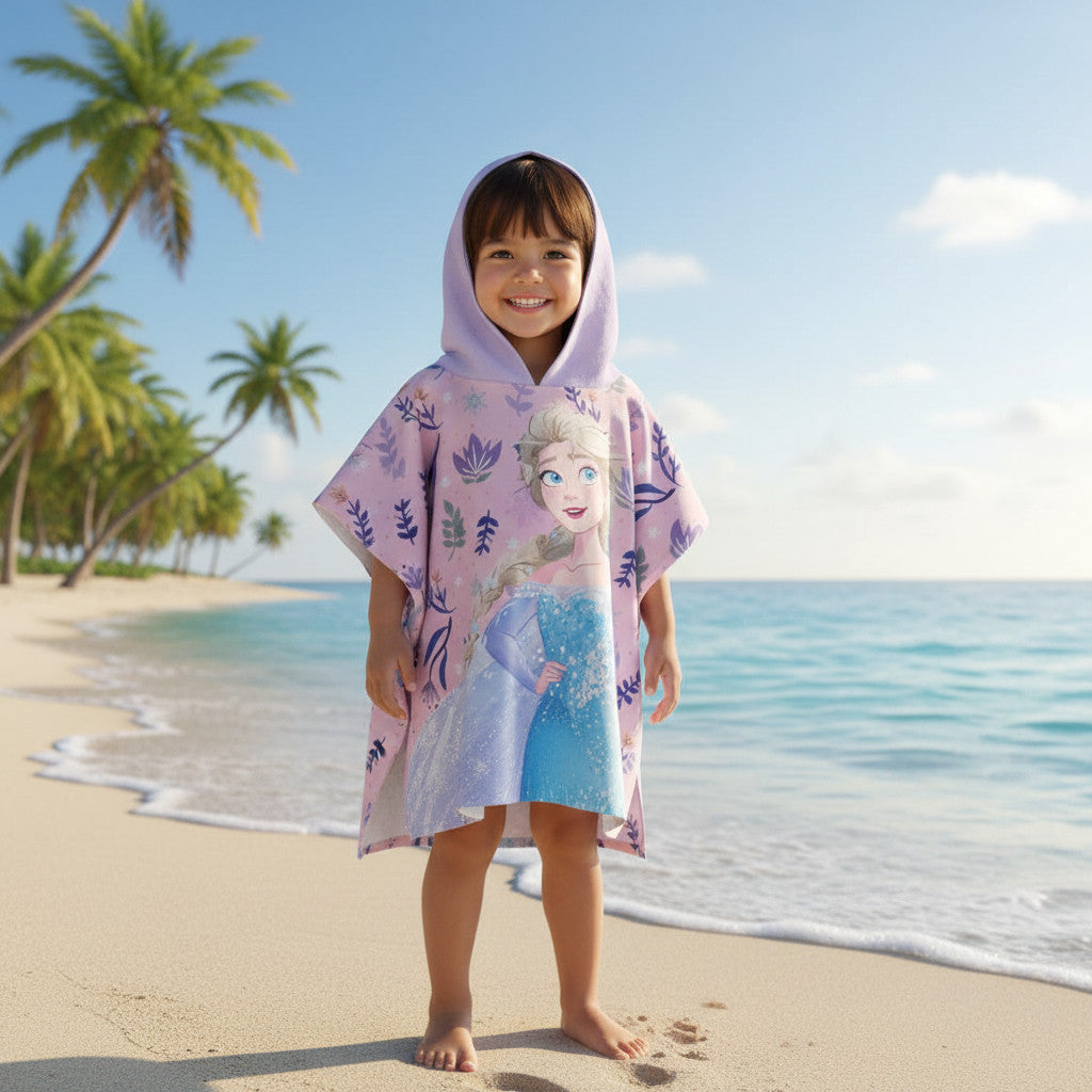 Poncho con cappuccio Asciugamano da spiaggia Mare e piscina Accappatoio in microfibra 55X90 cm asciugatura rapida, ultra morbido