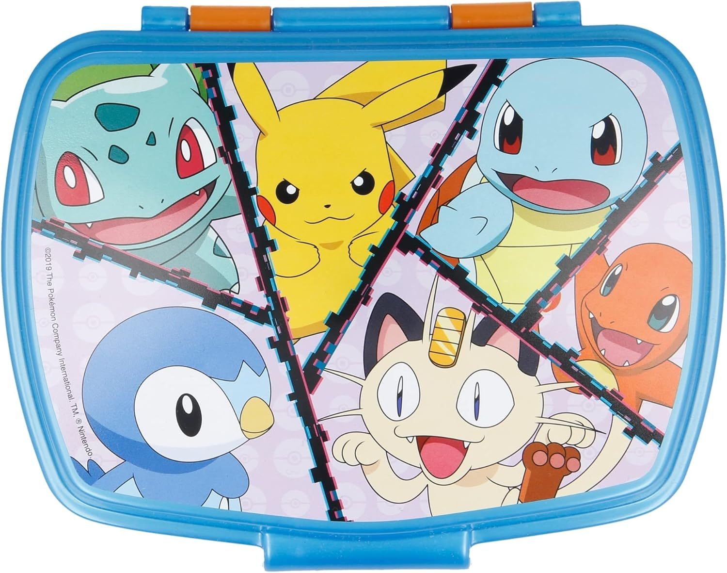 POKEMON - Contenitore Portapranzo Porta merenda Scatola Sandwich Box per Bambini - BPA Free
