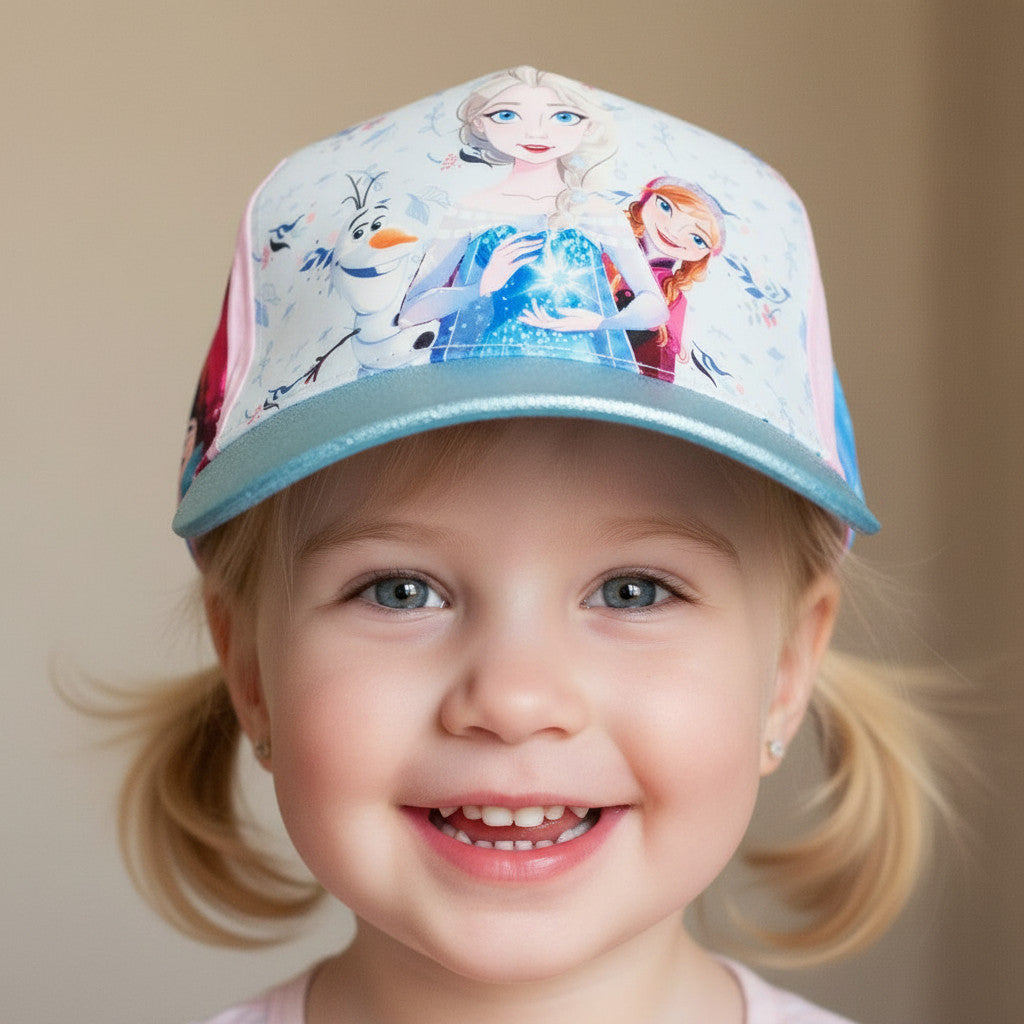 FROZEN - Cappello con Visiera da Ragazzo/Bambino Berretto da Baseball Regolabile