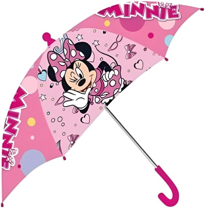 Ombrello da Pioggia Trasparente e Multicolore unisex a campana  bambini  MINNIE MOUSE