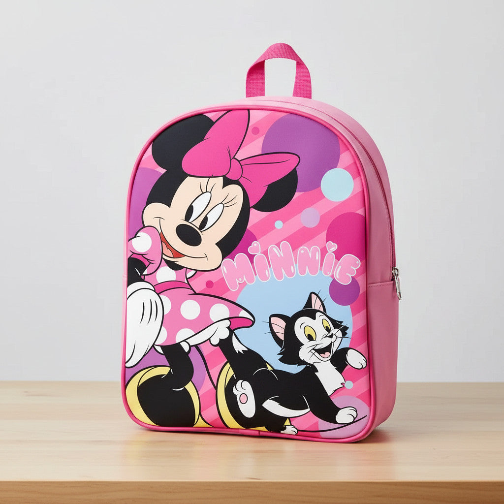 Zaino per bambini Zainetto Asilo Infanzia per la Scuola e tempo libero con chiusura lampo (per MINNIE)