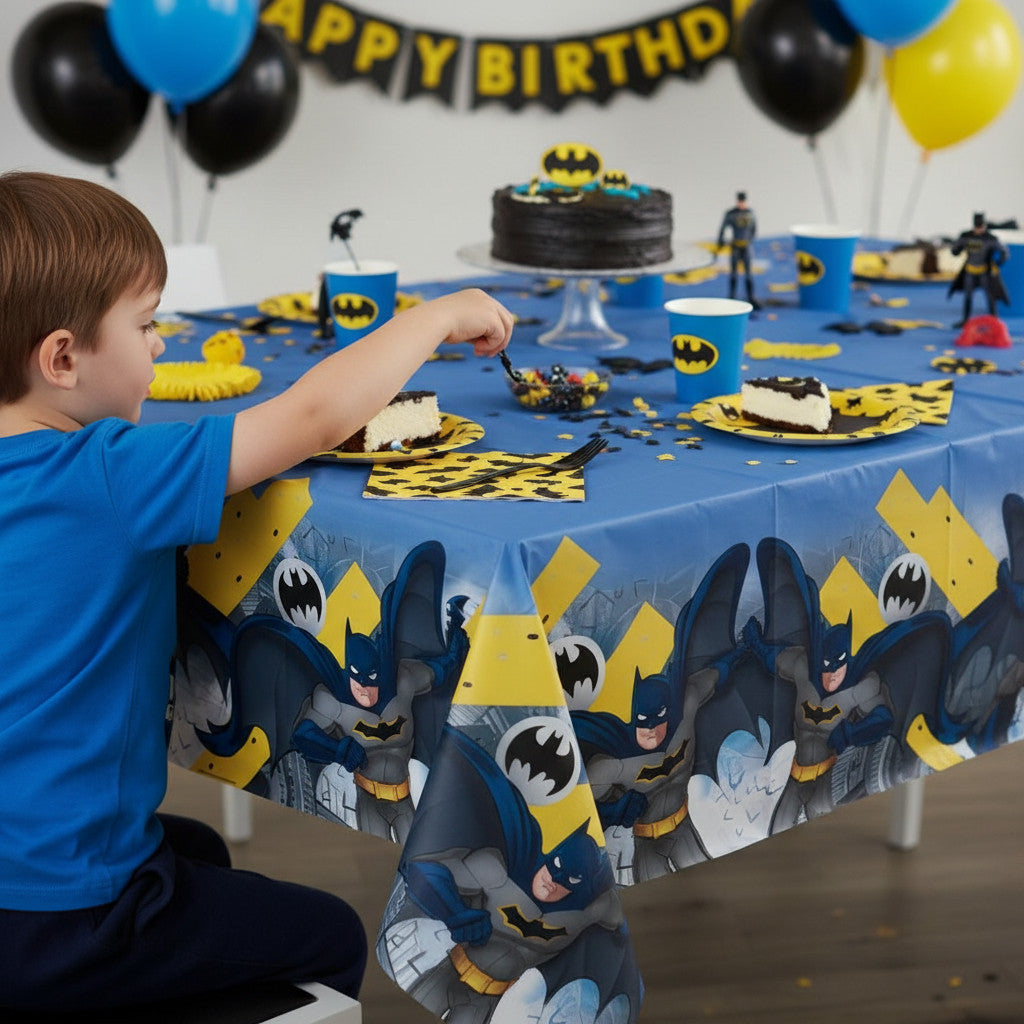 Tovaglia decorazione per compleanno dei bambini e feste a tema, Rettangolare, 120 cm x 180 cm, lavabile