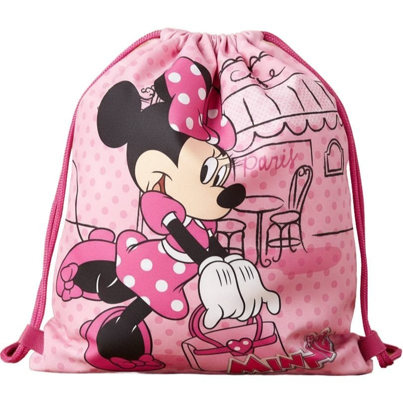 Sacca Sportiva con manici e tasca per Bambino, Borsa Coulisse Zaino per Asilo, Palestra, Piscina, Viaggio, Portascarpe (