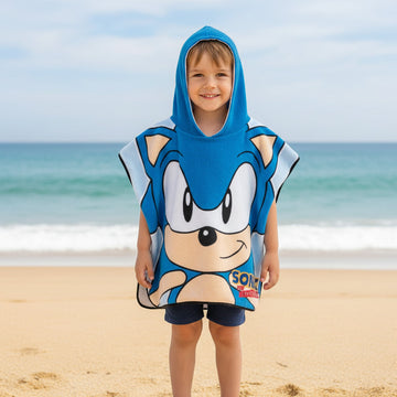 Poncho con cappuccio Asciugamano da spiaggia Mare e piscina Accappatoio in microfibra 55X90 cm asciugatura rapida, ultra morbido