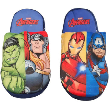 AVENGERS - Ciabatte Pantofole per Bambini e Ragazzi Morbide e Calde HULK
