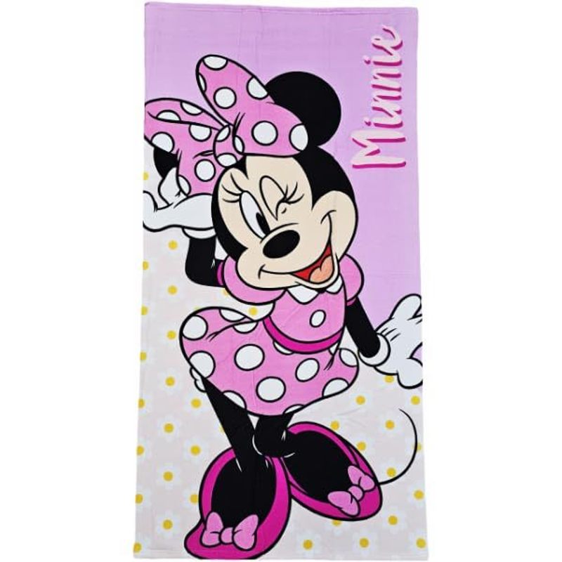 Telo Mare Asciugamano da spiaggia e piscina in microfibra CM. 140X70 asciugatura rapida, ultra morbido ( MINNIE MOUSE To