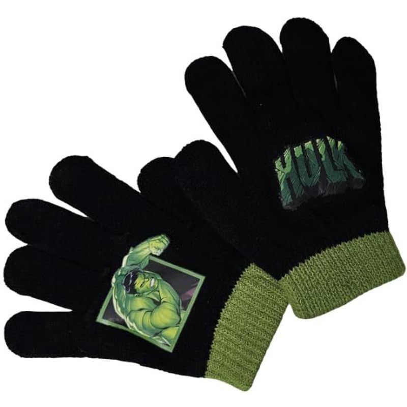 Guanti Invernali per Bambini 2 pcs Inverno Unisex Taglia unica - AVENGERS HULK