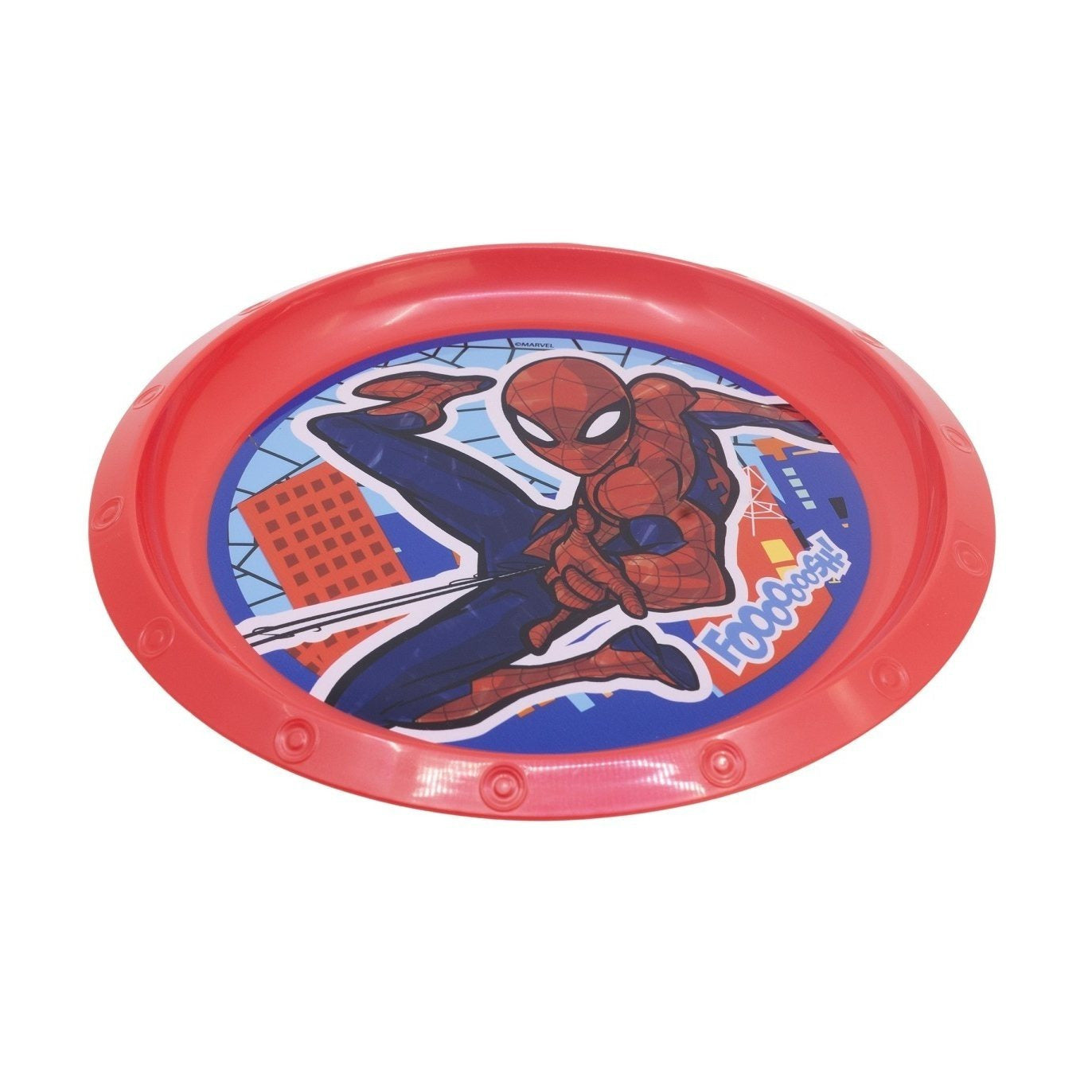 Set di stoviglie riutilizzabile per bambini bicolore – Set composto da 5 pezzi: Piatto, ciotola, bicchieri e posate per bambini e bebé - SPIDER
