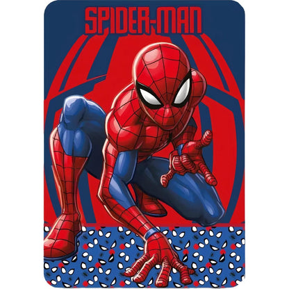 Coperta Ufficiale Plaid Morbida e Calda 100x140cm per Bambini Pile con stampa Idea Regalo SPIDER