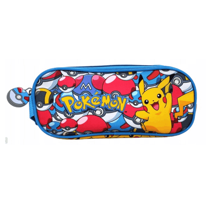 Portapenne Astuccio Doppio scomparto Borsellino Scuola e Asilo per Bambini 22x9x8 cm