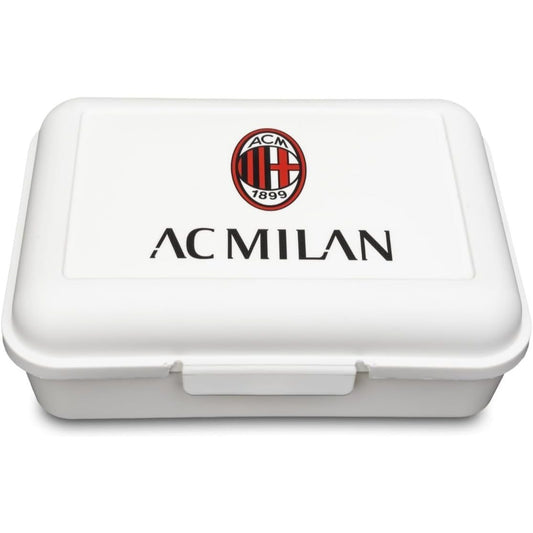 MILAN Ufficiale Porta merenda, Lunch Box F.C. Portamerenda bambini e ragazzi Scuola Made in Italy