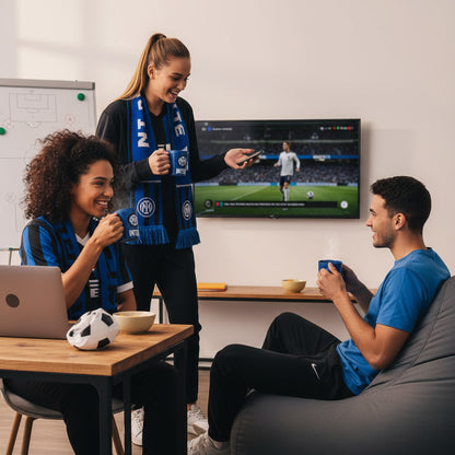 Tazza Ufficiale INTER Bicchiere in plastica 360ml per Microonde con manico Tifoso colazione BPA-free Made in Italy