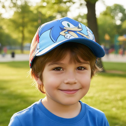 Cappello con Visiera da Ragazzo/Bambino Berretto da Baseball Regolabile - Sonic