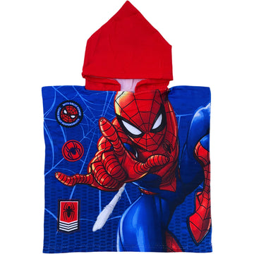 Poncho con cappuccio Asciugamano da spiaggia Mare e piscina Accappatoio in microfibra 55X90 cm asciugatura rapida, ultra morbido SPIDER