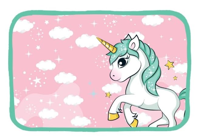 Tovaglietta Morbida Ripiegabile Sottopiatto Immeabile CM.30X40 (Unicorno)