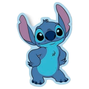 Disney Stitch Cuscino 3D in Peluche Morbido, Cuscino Decorativo per Letto, Divano e Cameretta, Perso