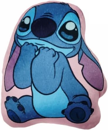 Mini Peluche 3D Shaped 15cm Cuscino Sagomato  Bambini e Ragazzi con la Forma sagoma Personaggio  STITCH Modello 2
