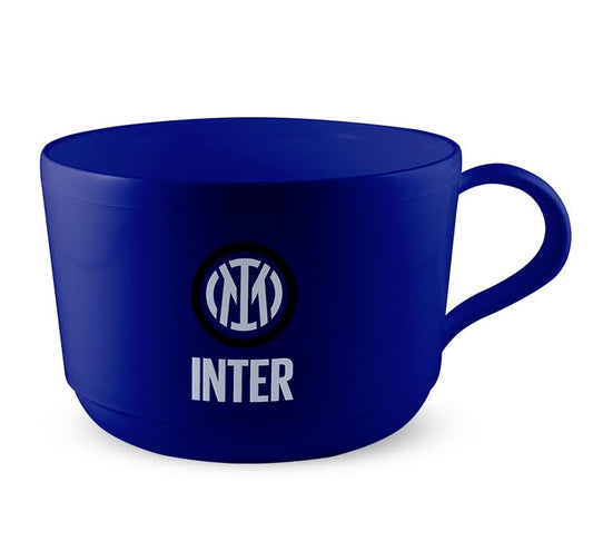 Tazza Ufficiale Tazzone in plastica 360ml  Microonde con manico Tifoso colazione BPA-free Made in Italy - INTER