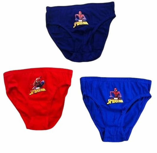 Set Mutande 3 Pezzi Mutandine in Cotone  Bambini Slip Mutanda Intimo 6 Anni Spiderman