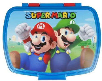 Contenitore Portapranzo Porta Merenda Scatola Sandwich Box Bambini - Super Mario