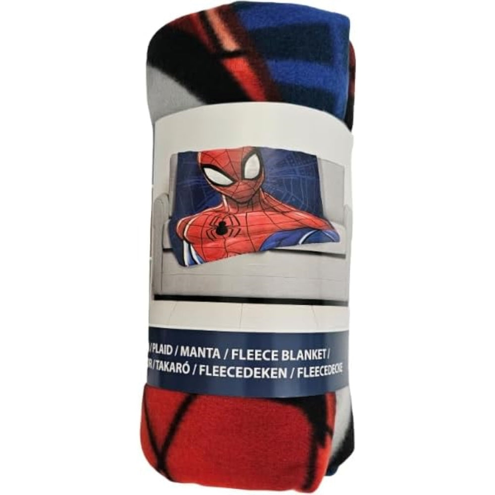Coperta Plaid Morbida e Calda 100x140cm  Bambini Pile con stampa (SPIDERMAN)