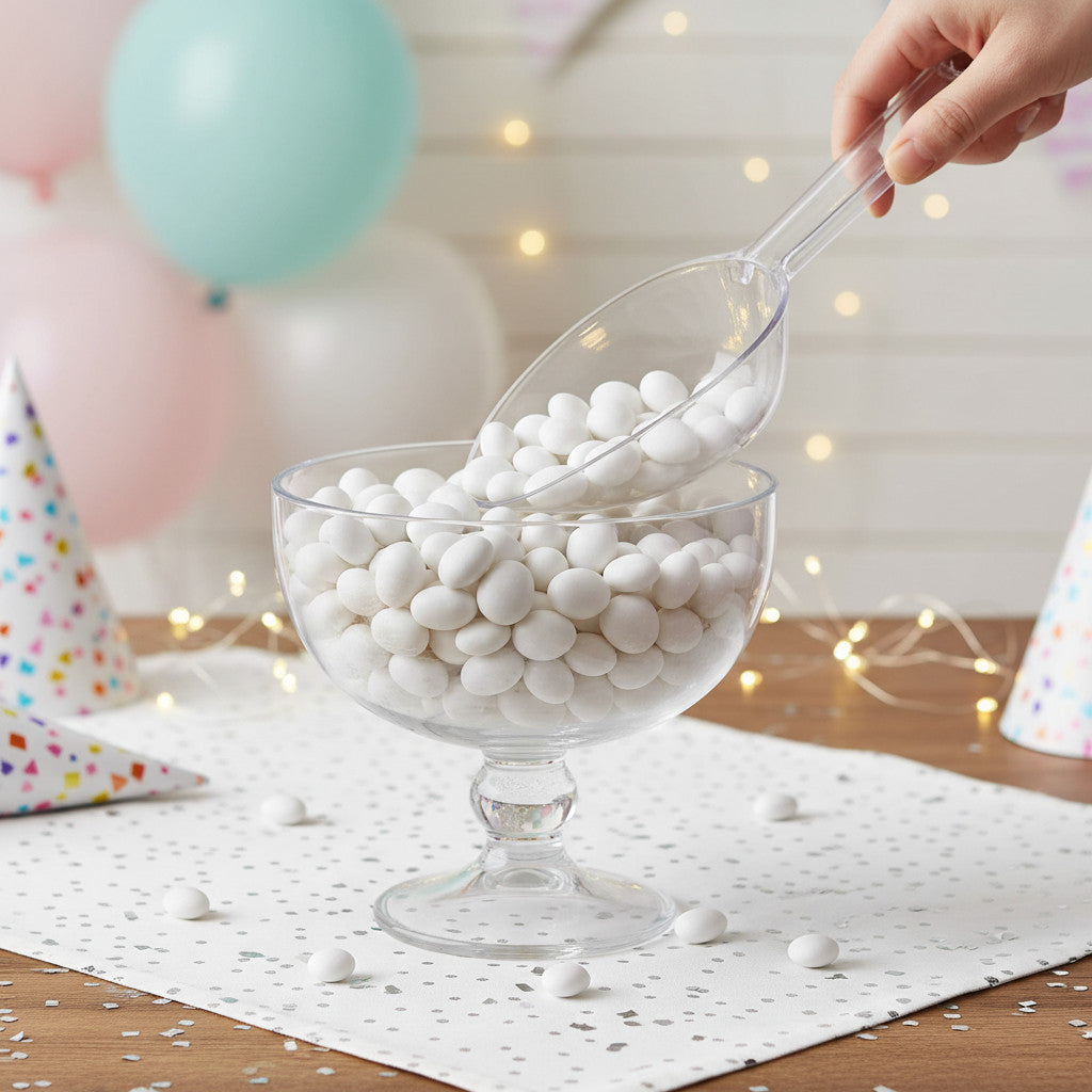 Paletta in Plastica Cucchiaio 16,7cm per confetti confettata - Eventi e Feste 3