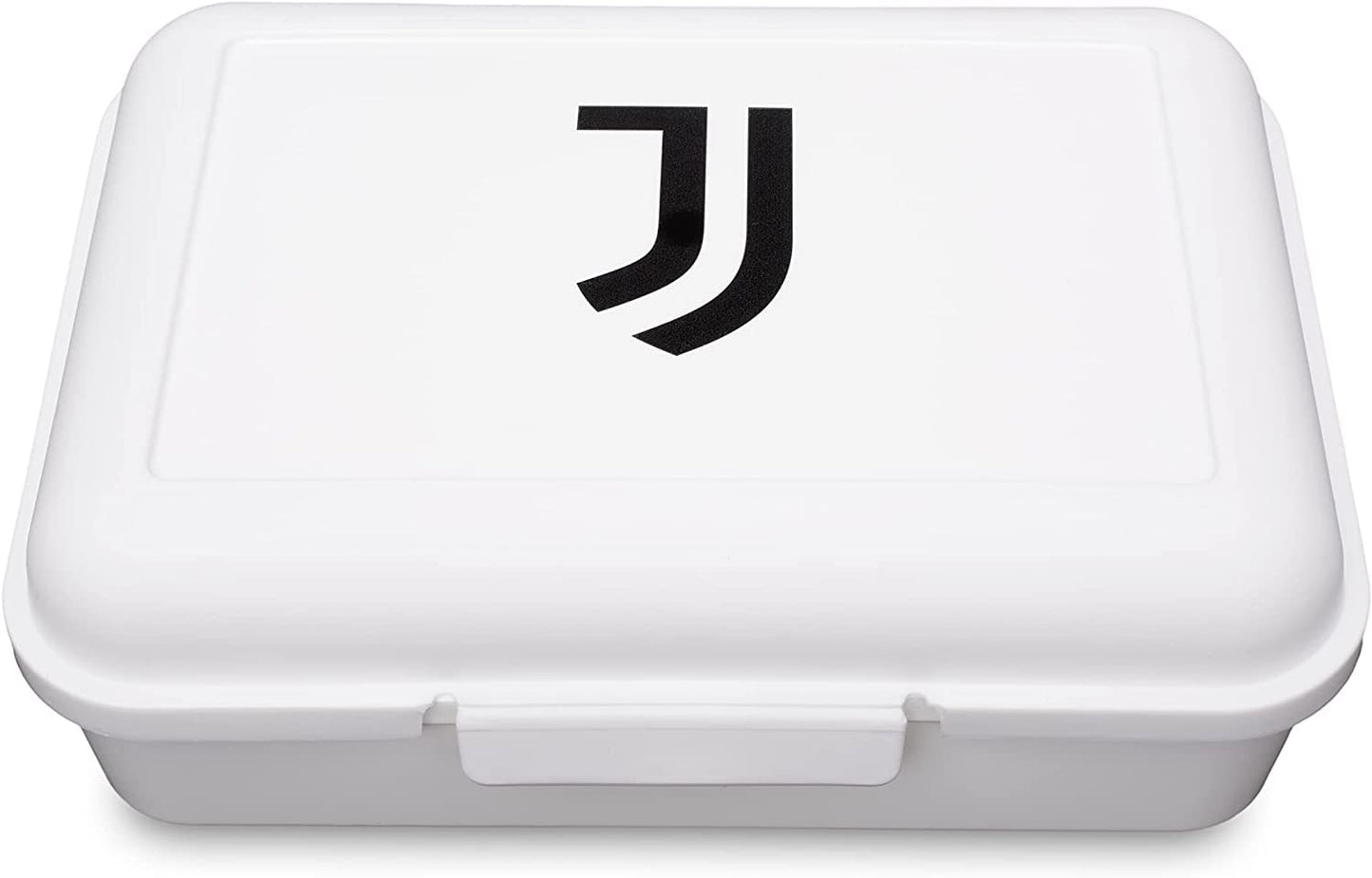 Contenitore Portapranzo Porta merenda Scatola Sandwich Box  Bambini Tifoso (Juventus Bianco)
