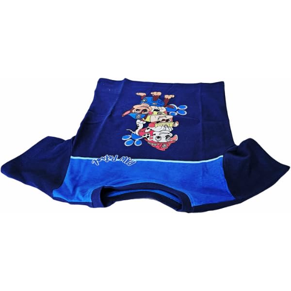 Maglietta in Cotone Maglia  Ragazzo T-Shirt Abbigliamento Bambino  Paw Patrol 4 Anni (IT, età, 5 Anni, Regular, Bambino, Blu)