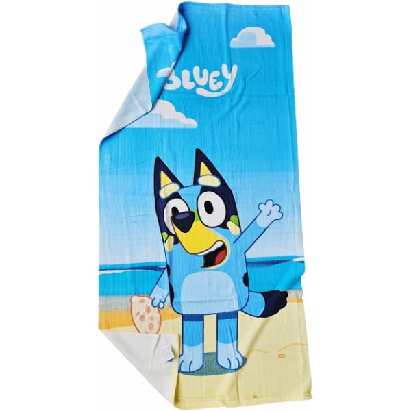 Telo Mare Asciugamano da spiaggia e piscina in microfibra CM. 140X70 asciugatura rapida, morbido BLUEY