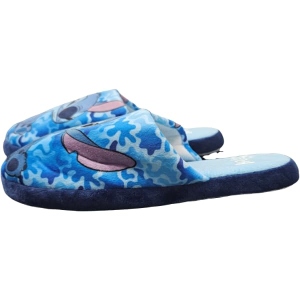 Pantofole Ciabatte per Bambini e Ragazzi Morbide e Calde per STITCH (Azzurro, Sistema Taglie Calzatu 6