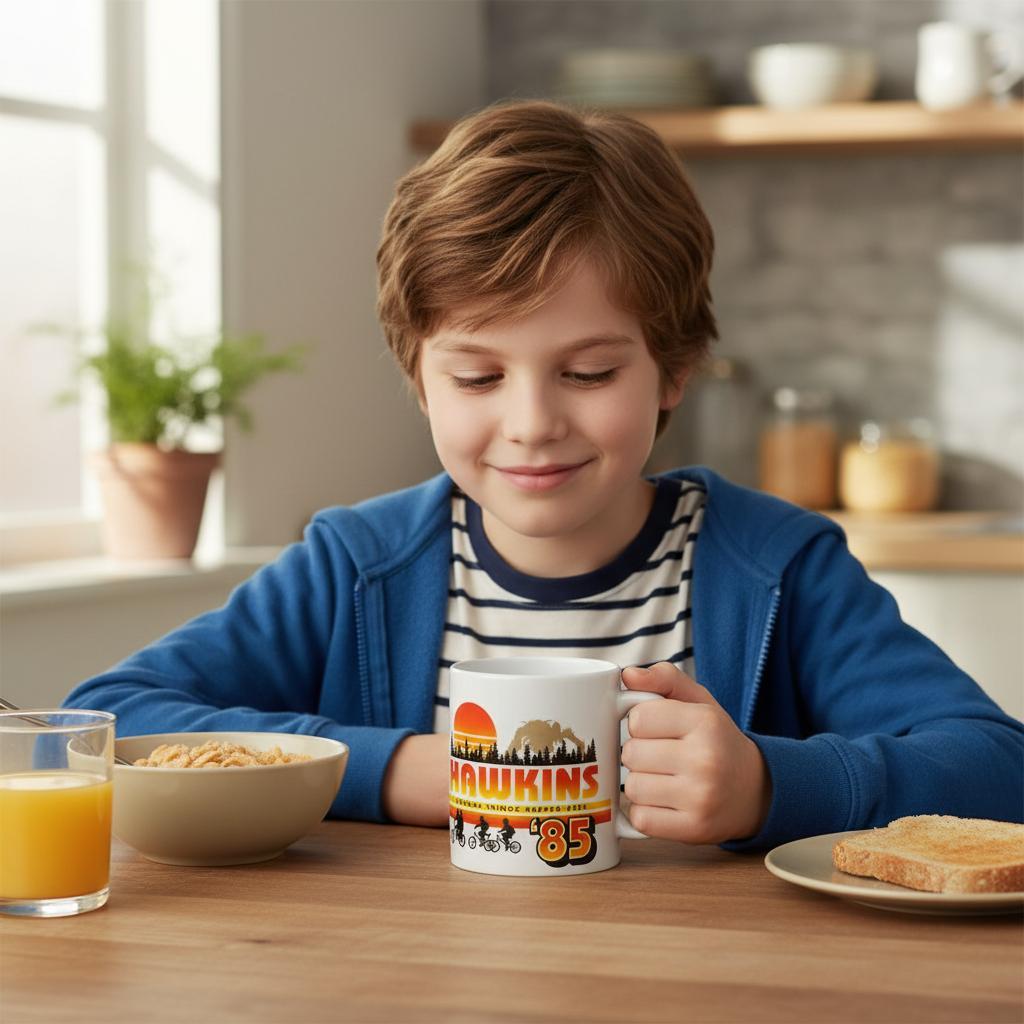 Tazza in ceramica per Bambini in confezione regalo STRANGER