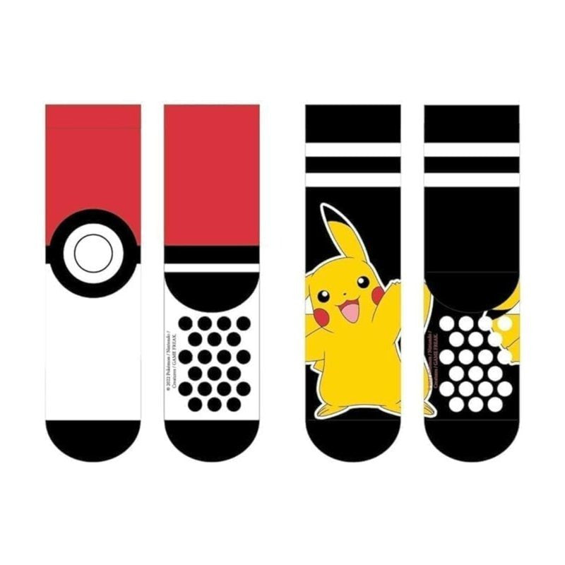 Calzini Antiscivolo Pokémon Ufficiali (2 paia)