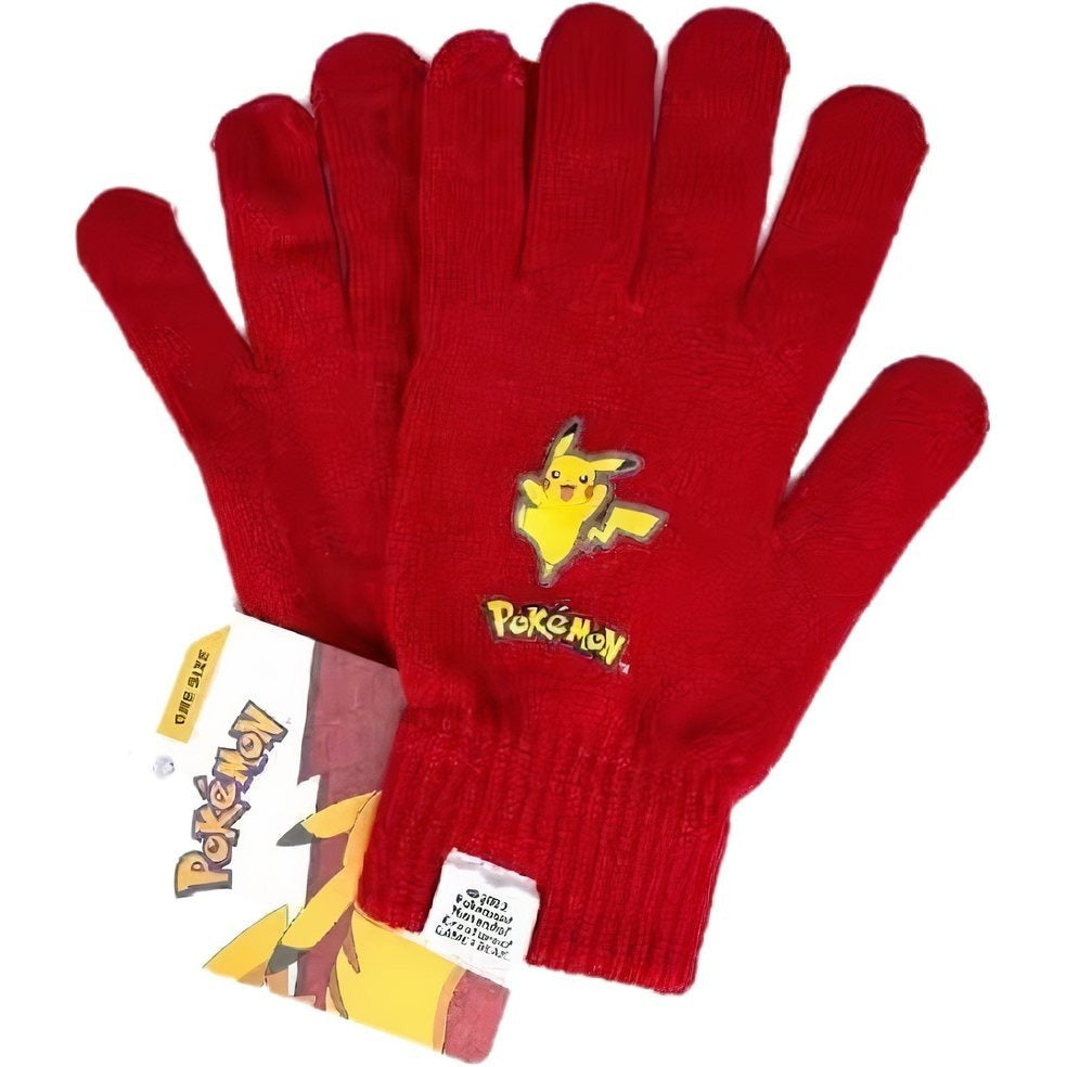 Guanti Invernali  Bambini 2 pcs Inverno Unisex Taglia unica  POKEMON (Blu)