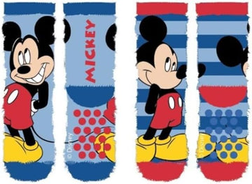 Calzini Antiscivolo Ufficiali Mickey Mouse (2 Paia) Bambino