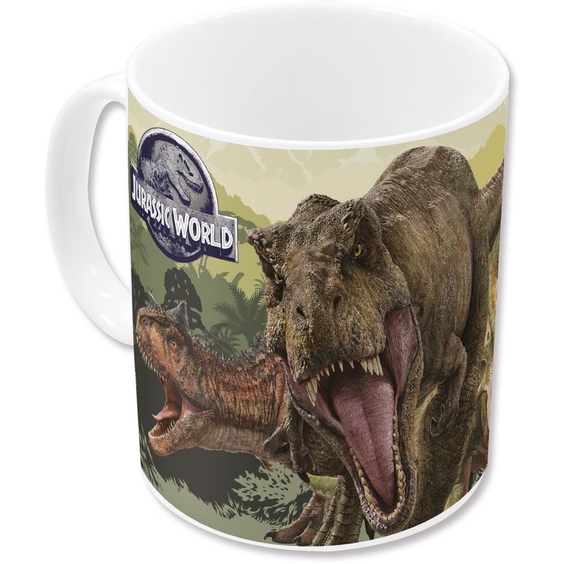 Tazza in ceramica  Bambini in confezione regalo ( Jurassic World Dinosauri)