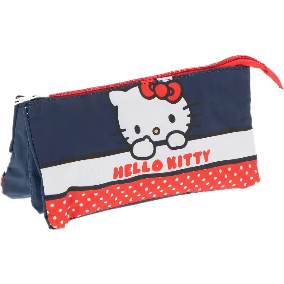 Portapenne Astuccio Triplo Borsellino Scuola e Asilo per Bambini e Ragazzi 22x12cm